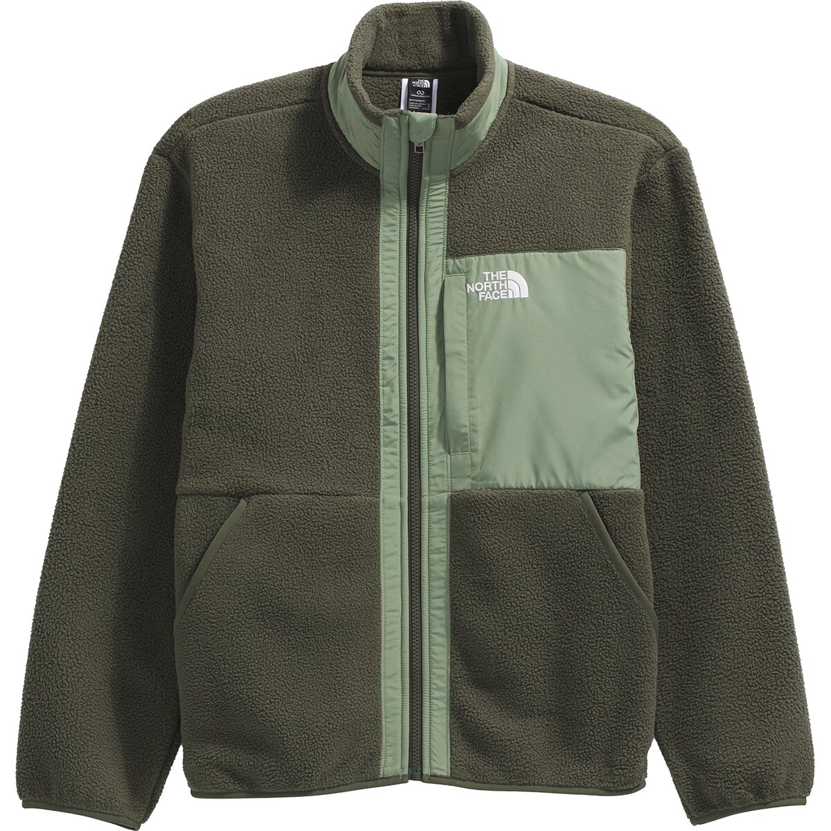 Куртка The North Face Yumiori Full-Zip Jacket для мальчиков, цвет: Серо-коричневый зелёный / Туманный — фото 5