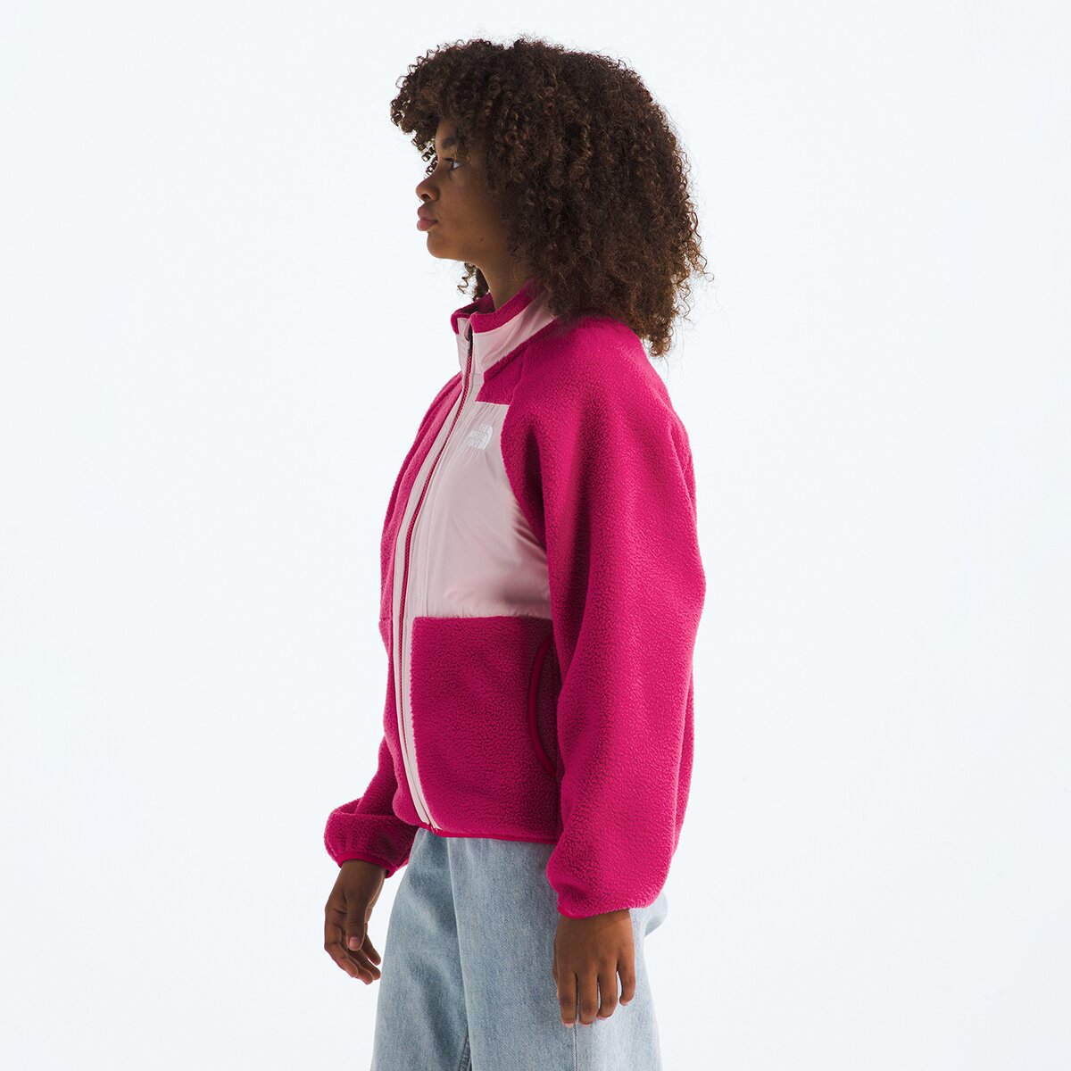 Куртка The North Face Yumiori Full-Zip Jacket для девочек, цвет: Lali Guran/Pale Blossom — фото 7
