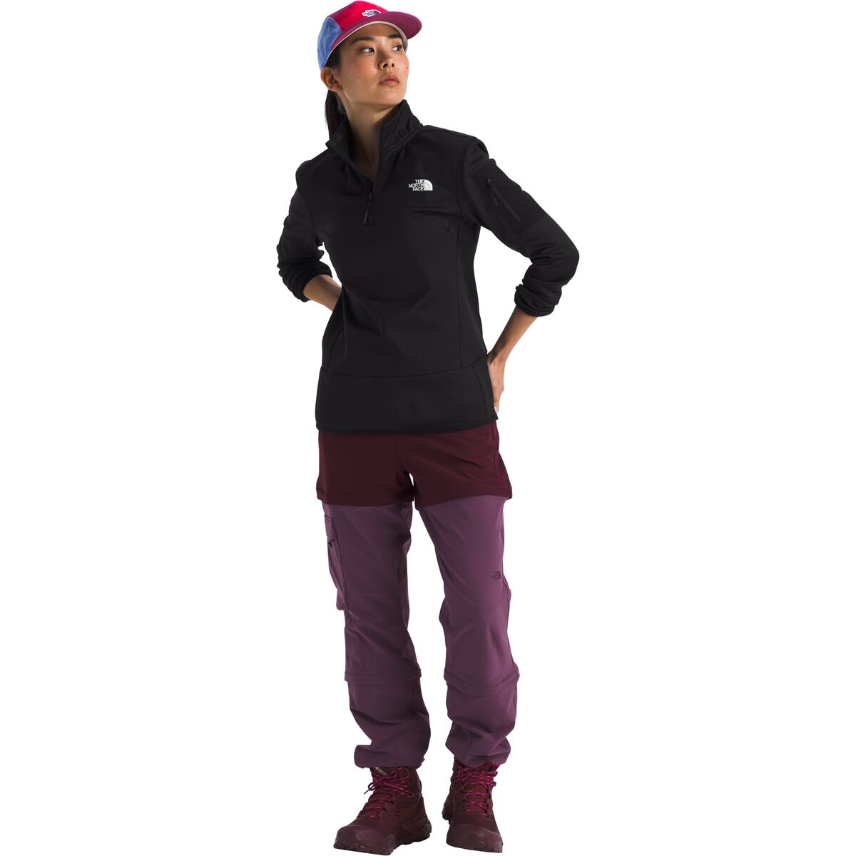 The North Face Mistyescape 1/4-Zip Fleece Jacket -...