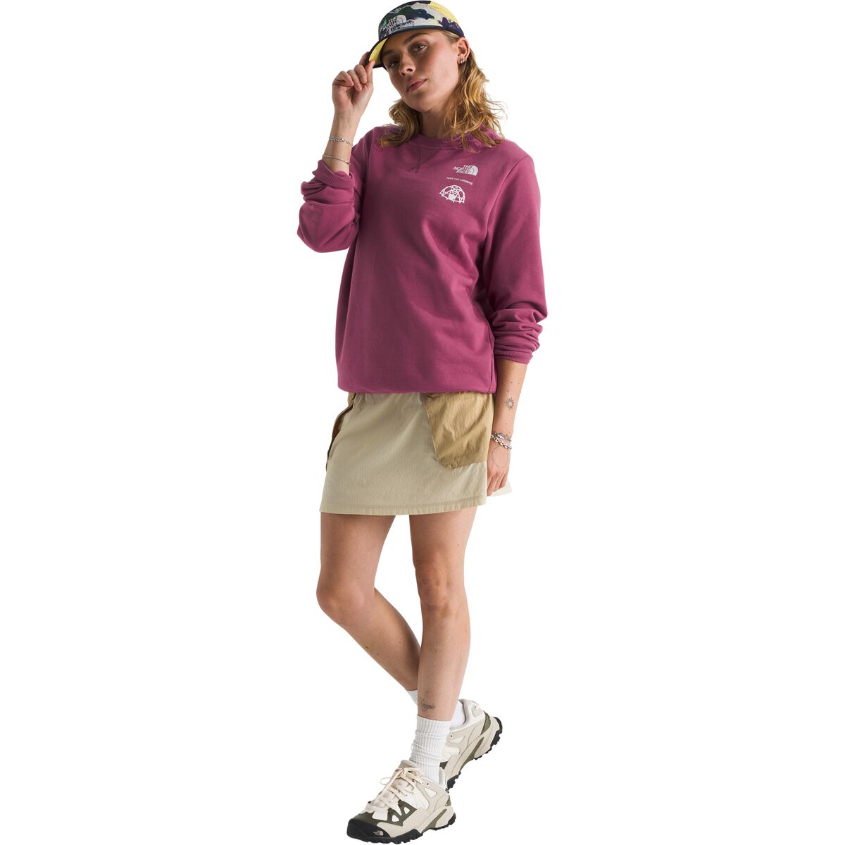 The North Face Outdoor Graphic Crew Sweatshirt -...