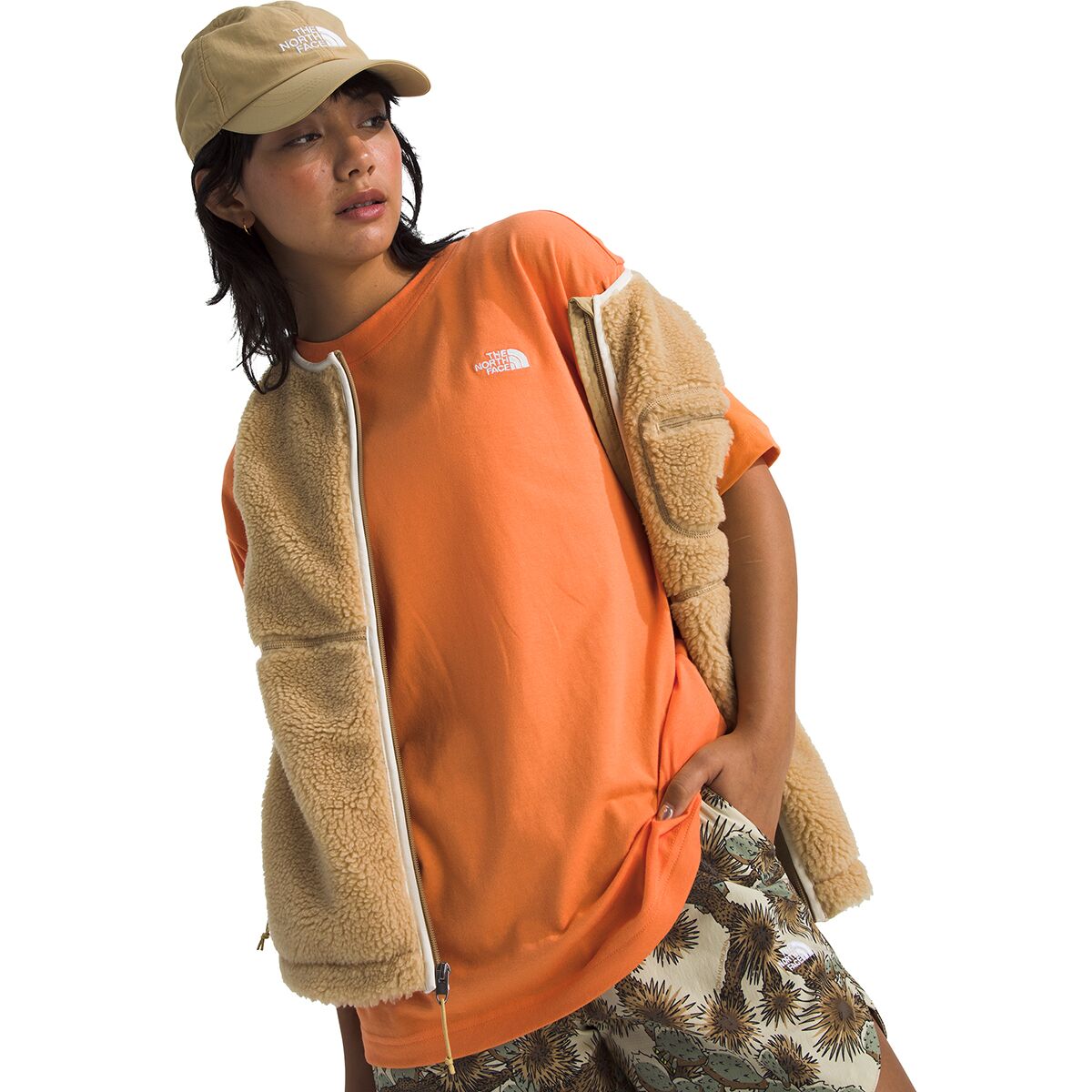 The North Face Short-Sleeve Evolution Oversized T-Shirt -...