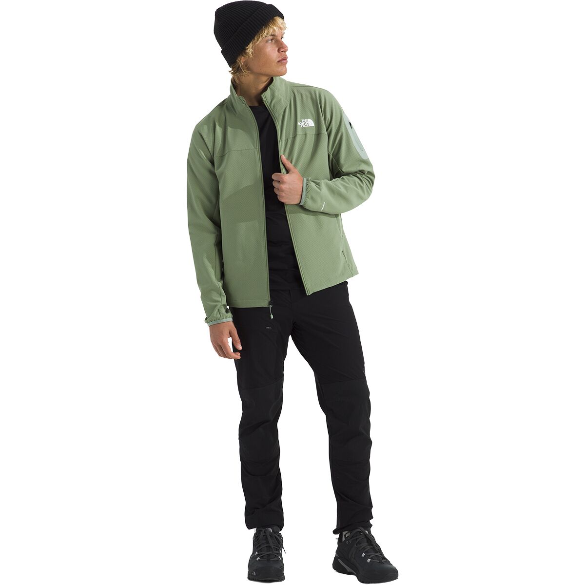 Мужская куртка The North Face Tek Approach, цвет: Туманный / Сланцевый мох — фото 5