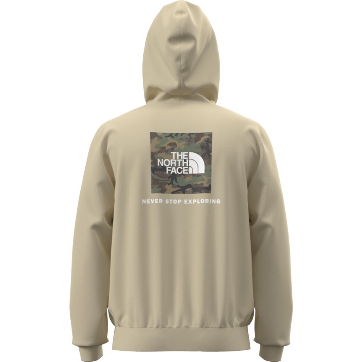 Мужское худи The North Face Evolution Box Camo Fill Graphic, цвет: Гравийный — фото 2