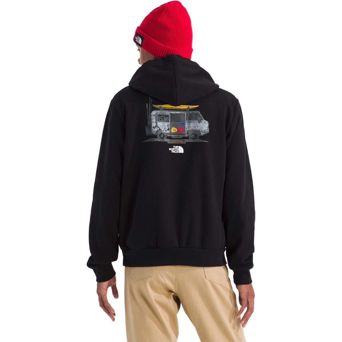 Мужское худи The North Face Evolution Van Life Graphic, цвет: Чёрный — фото 1