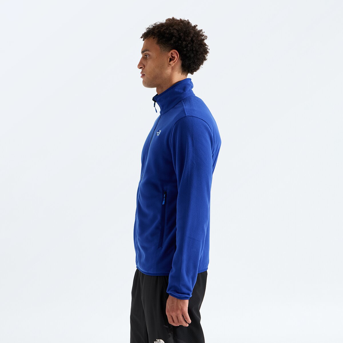 Мужская куртка The North Face Glacier Fleece, цвет: Насыщенный синий — фото 3