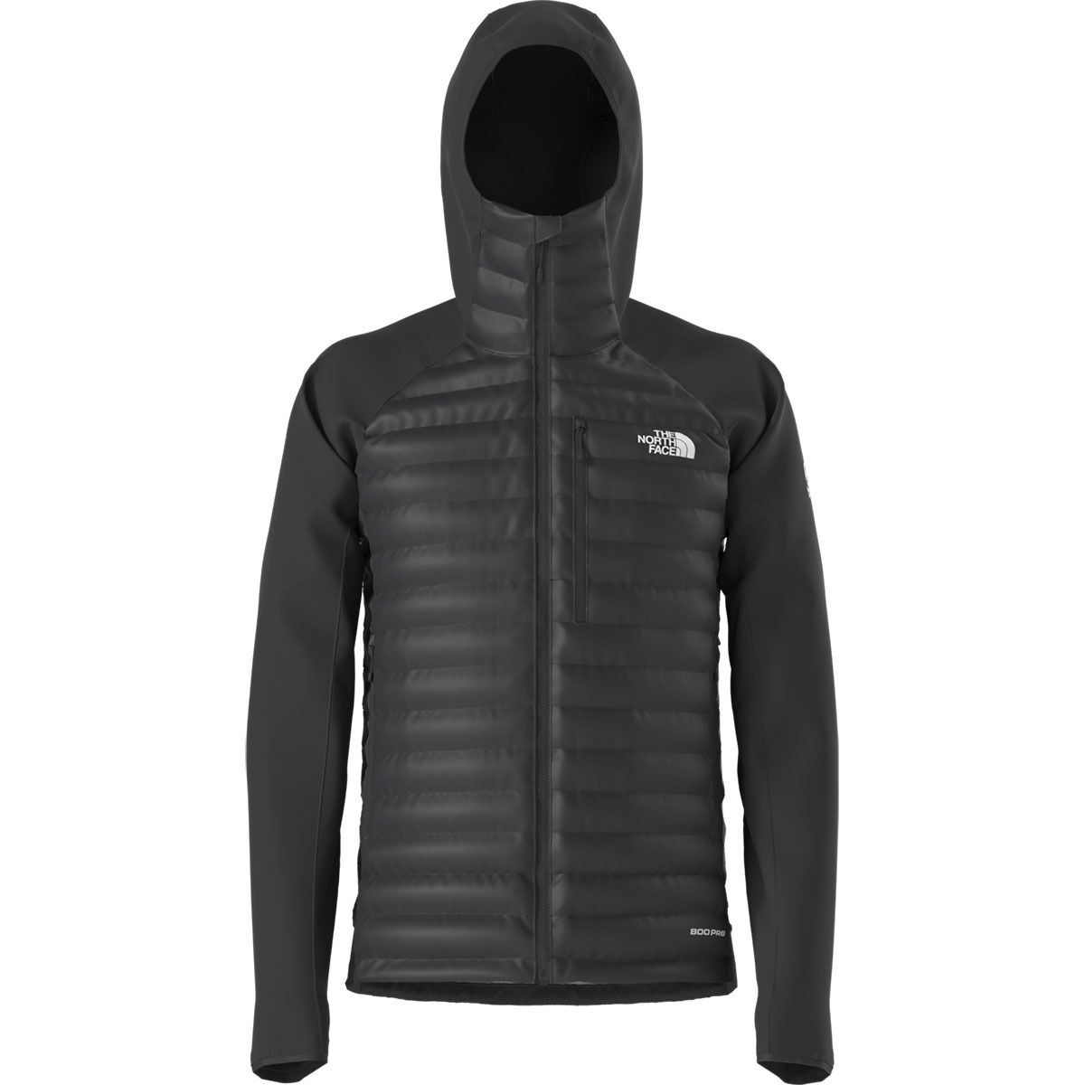 Мужская куртка The North Face Summit Breithorn LT Hybrid Hooded, цвет: Чёрный — фото 3