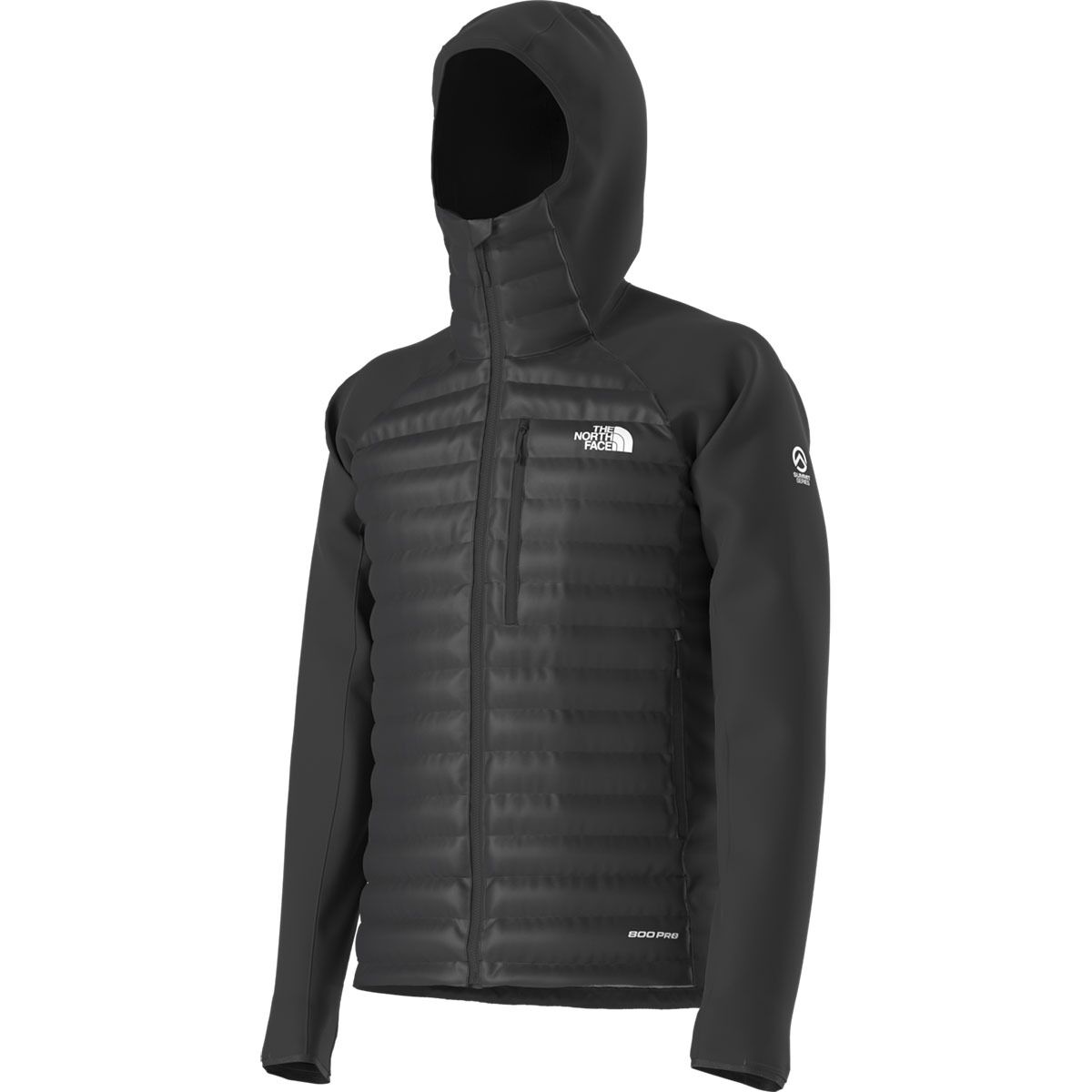 Мужская куртка The North Face Summit Breithorn LT Hybrid Hooded, цвет: Чёрный — фото 5