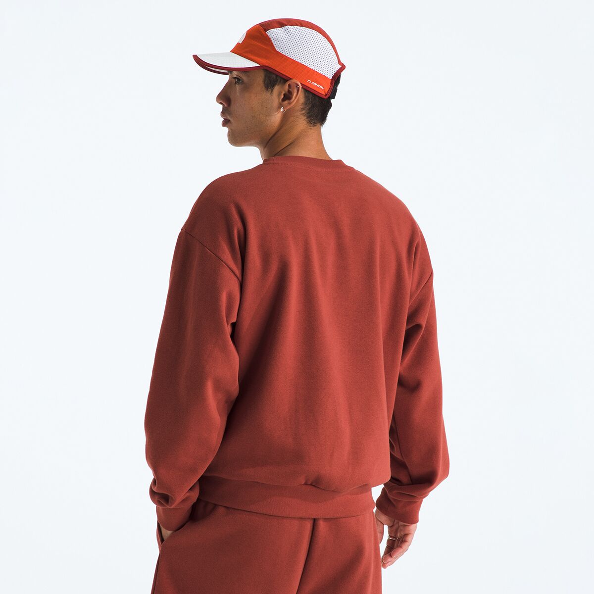 Мужская толстовка The North Face TNF Core Embroidered Oversized Crew, цвет: Железный глиняный — фото 2