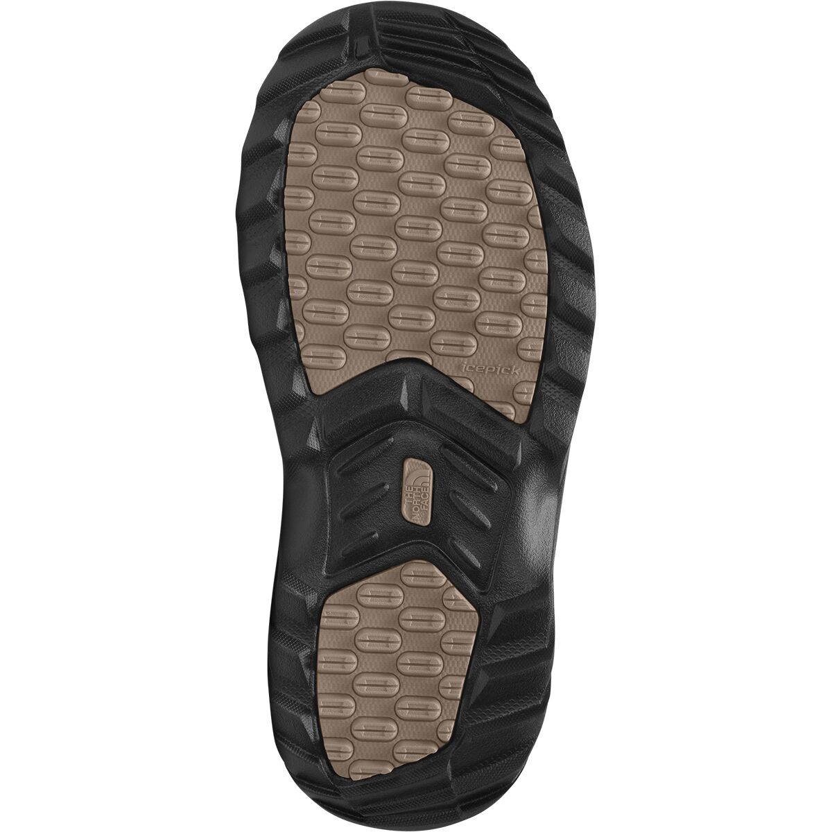 Ботинки The North Face Nuptse Traction Bootie, цвет: Серо-бежевый серый / Чёрный — фото 4
