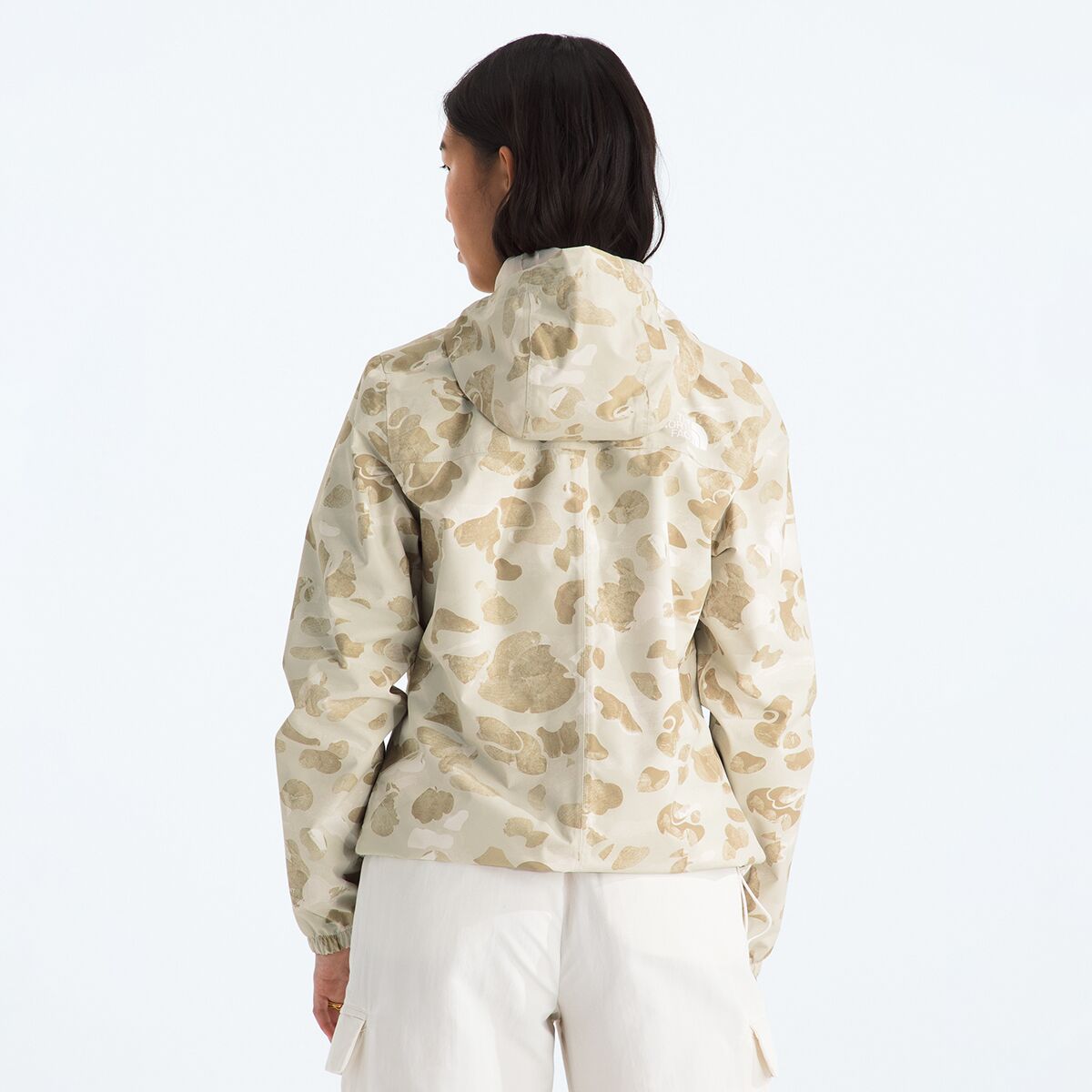 Женская куртка The North Face Antora Print Rain, цвет: Бледный хаки с принтом — фото 2