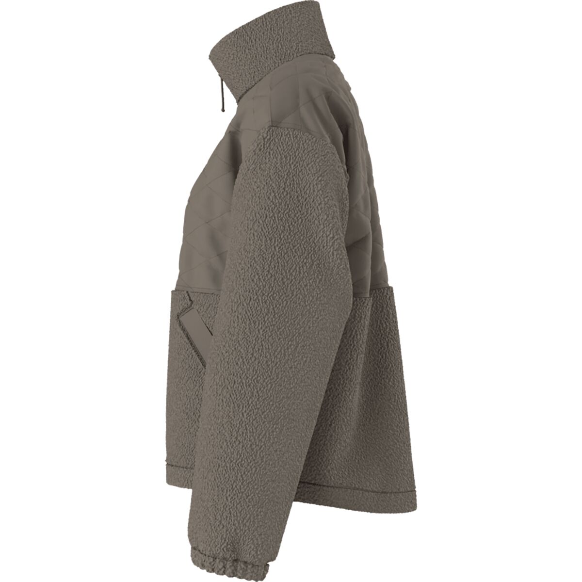 Женская куртка The North Face Cabin Fleece Full-Zip, цвет: Мокко коричневый — фото 4