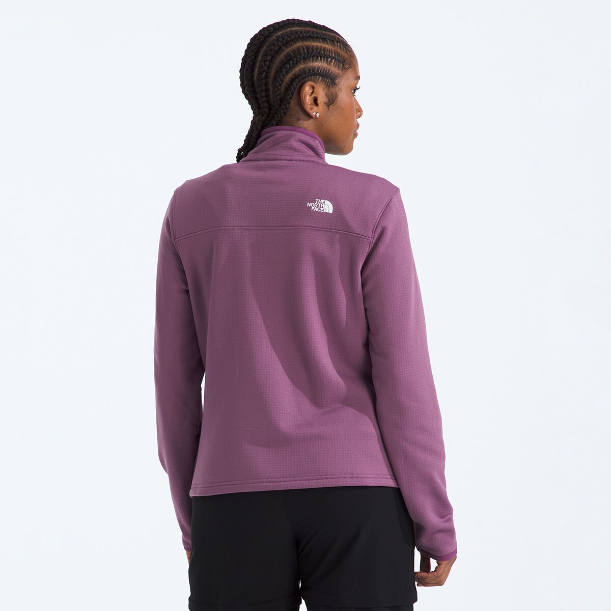 Женская куртка The North Face Cedar Trail Grid Fleece, цвет: Фиолетовый — фото 2