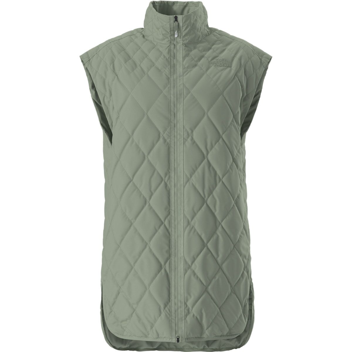Женский жилет The North Face Diamond Peak Insulated Vest, цвет: Сланцевый мох — фото 3