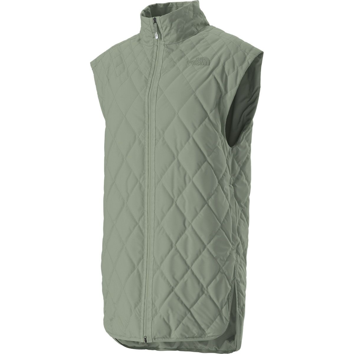Женский жилет The North Face Diamond Peak Insulated Vest, цвет: Сланцевый мох — фото 4