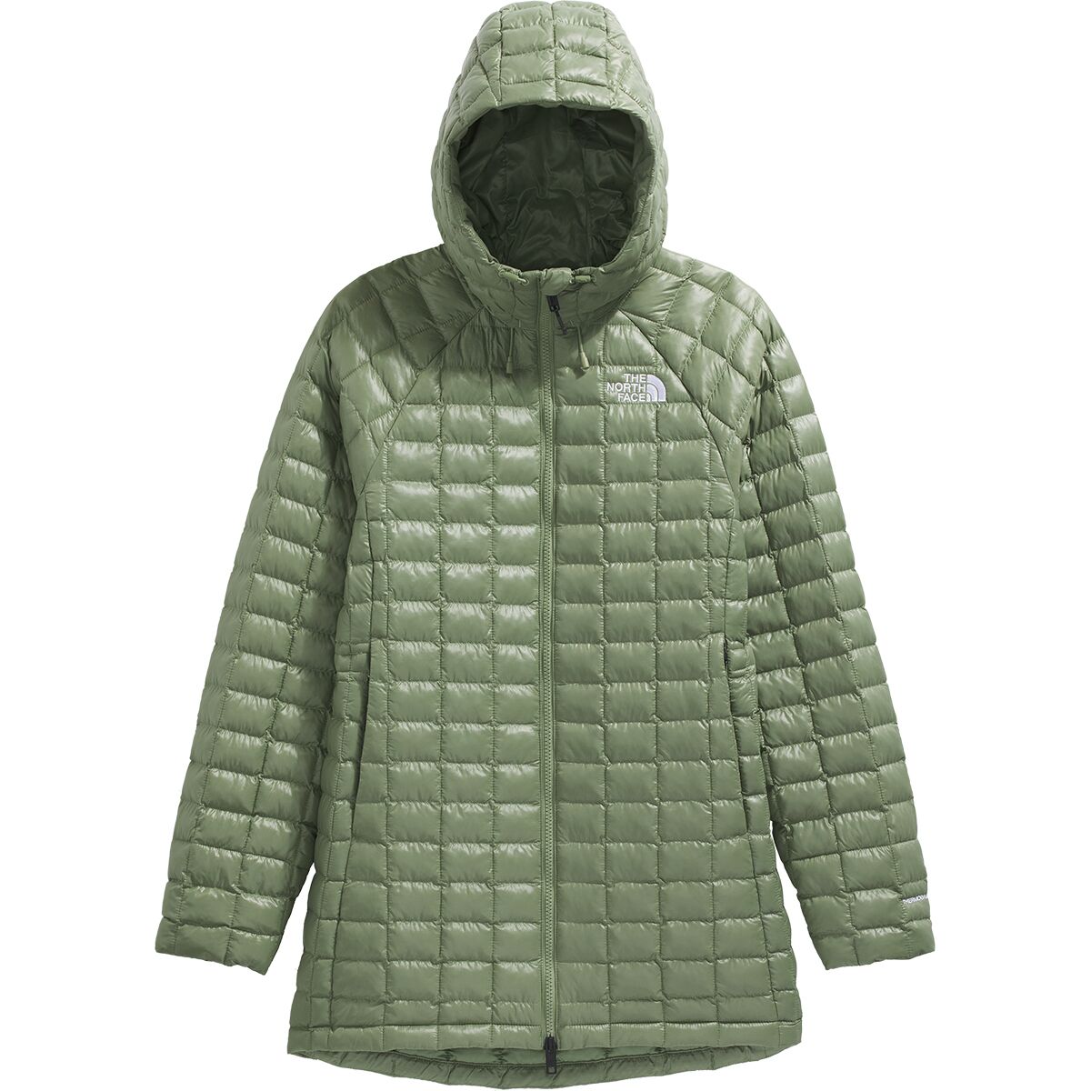 Женская куртка The North Face ThermoBall Hooded, цвет: Туманный — фото 3