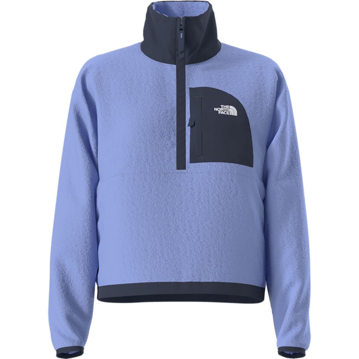Женская куртка The North Face Yumiori Off Peak 1/2-Zip, цвет: Барвинковый сияющий / Снежный тёмно-синий — фото 2