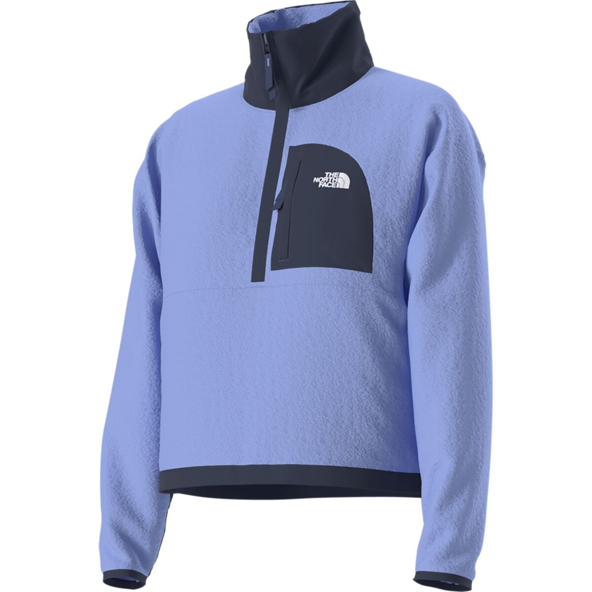 Женская куртка The North Face Yumiori Off Peak 1/2-Zip, цвет: Барвинковый сияющий / Снежный тёмно-синий — фото 4