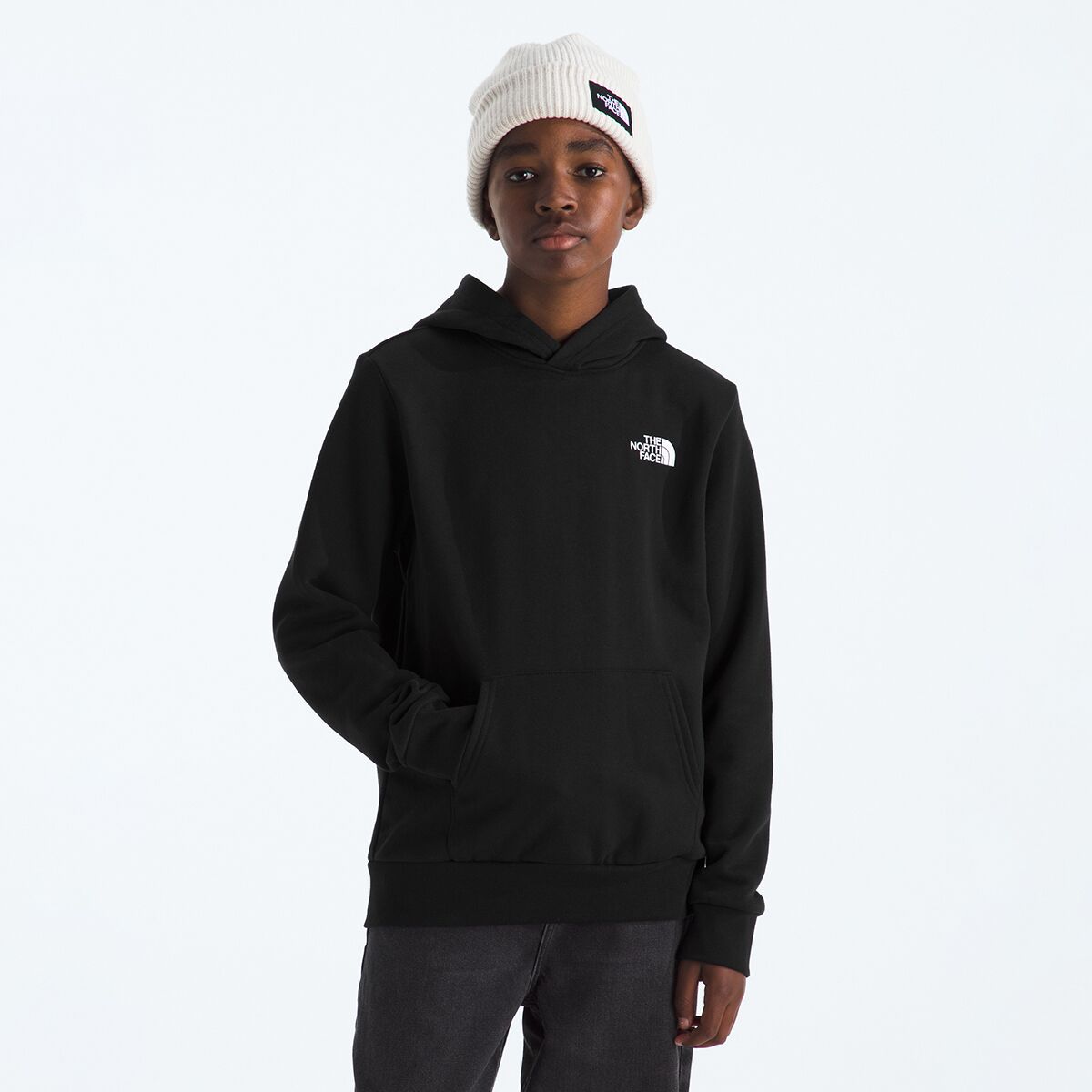 Детское худи The North Face Evolution Box NSE Pullover Graphic, цвет: Чёрный — фото 2