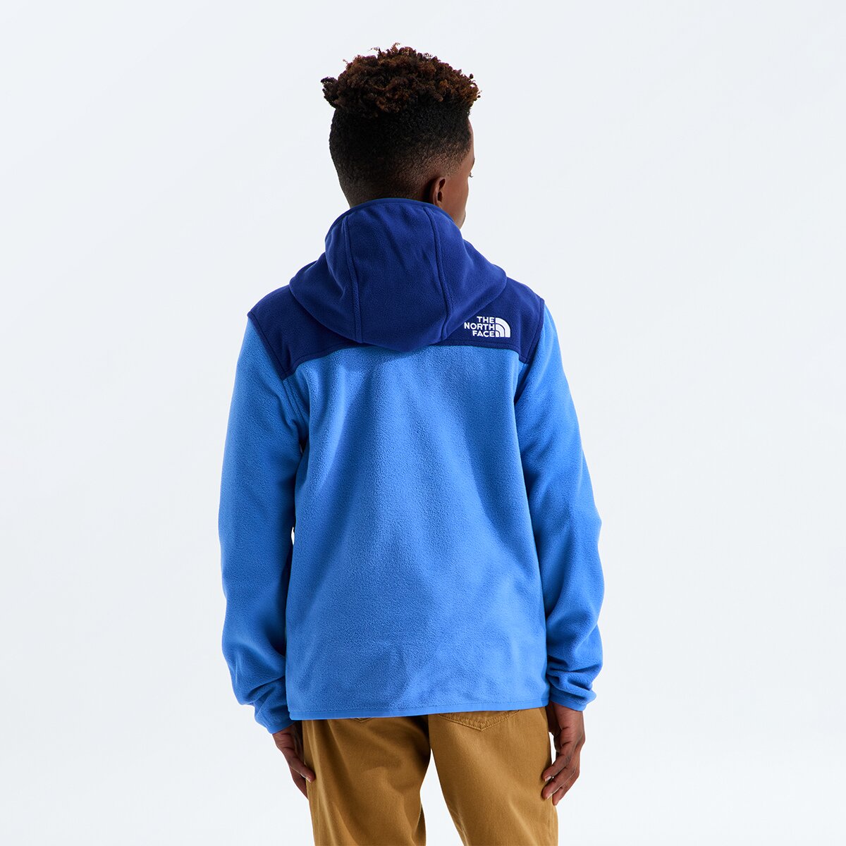 Детское худи The North Face Glacier Full-Zip, цвет: Насыщенный синий / Синий — фото 2