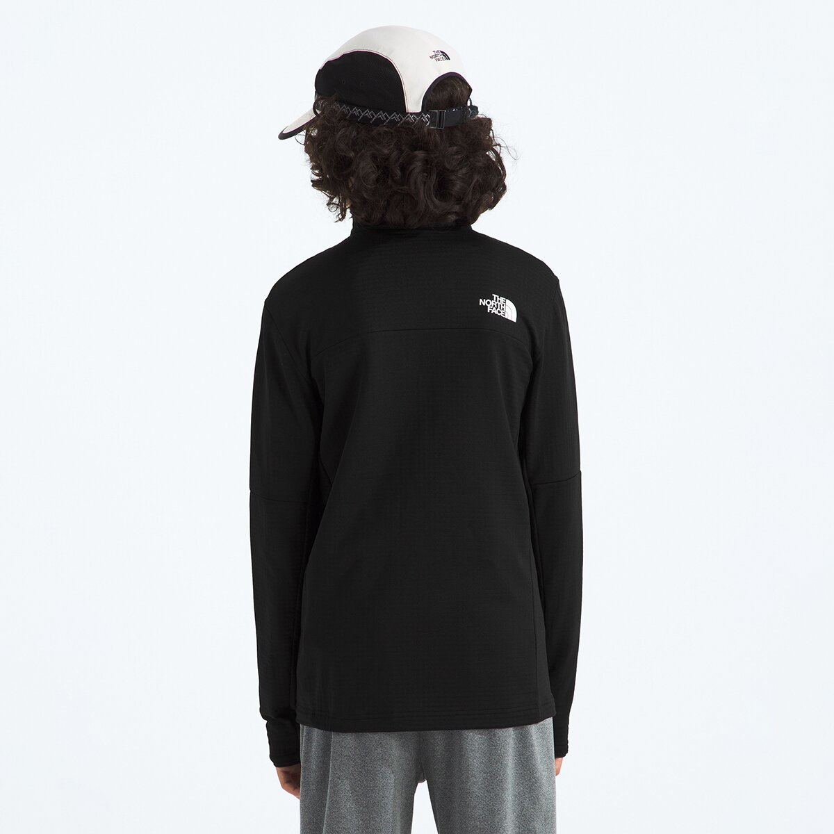 Детский топ The North Face Hike Midlayer Full-Zip Top, цвет: Чёрный — фото 6