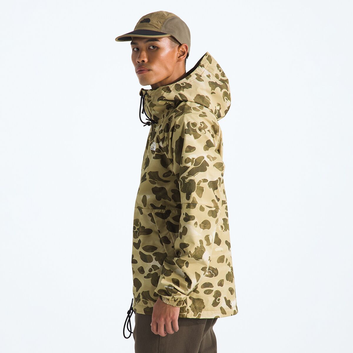 Мужская куртка The North Face Antora Rain Hooded Print, цвет: Кедровый с принтом — фото 3