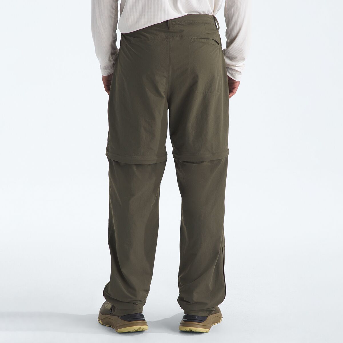 Мужские брюки The North Face Basin Convertible Pant, цвет: Серо-коричневый зелёный — фото 4