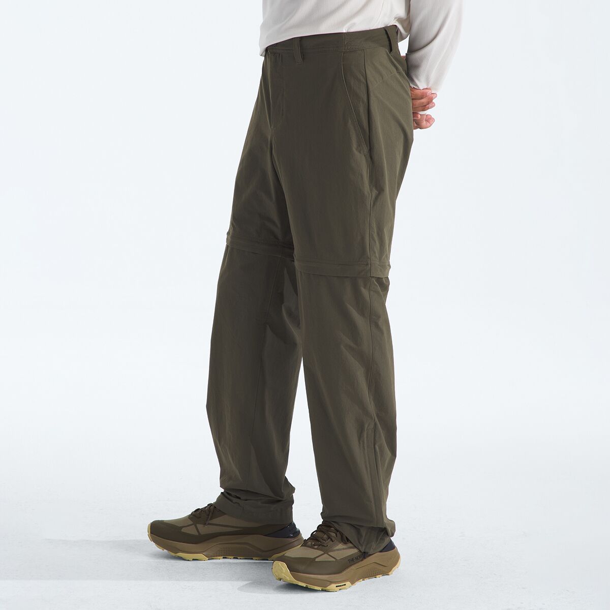 Мужские брюки The North Face Basin Convertible Pant, цвет: Серо-коричневый зелёный — фото 5