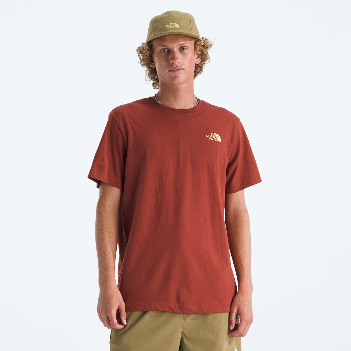 Мужская футболка The North Face Escape The City Regular Short-Sleeve, цвет: Железный глиняный — фото 2