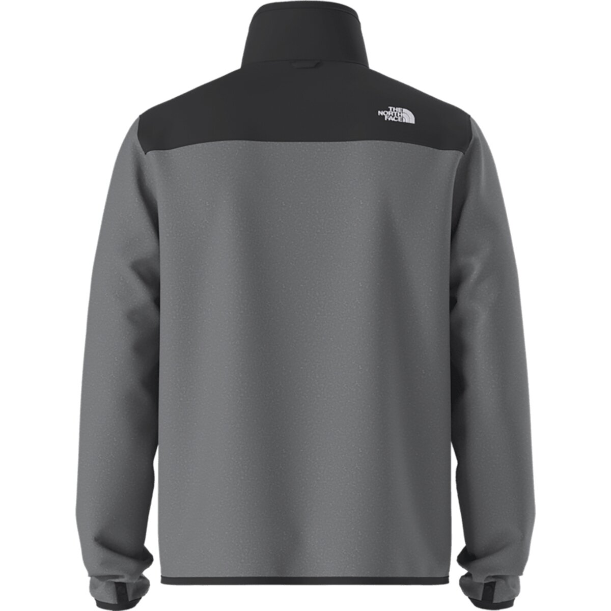 Мужская куртка The North Face Glacier Fleece Colorblocked, цвет: Серый меланжевый / Чёрный — фото 2
