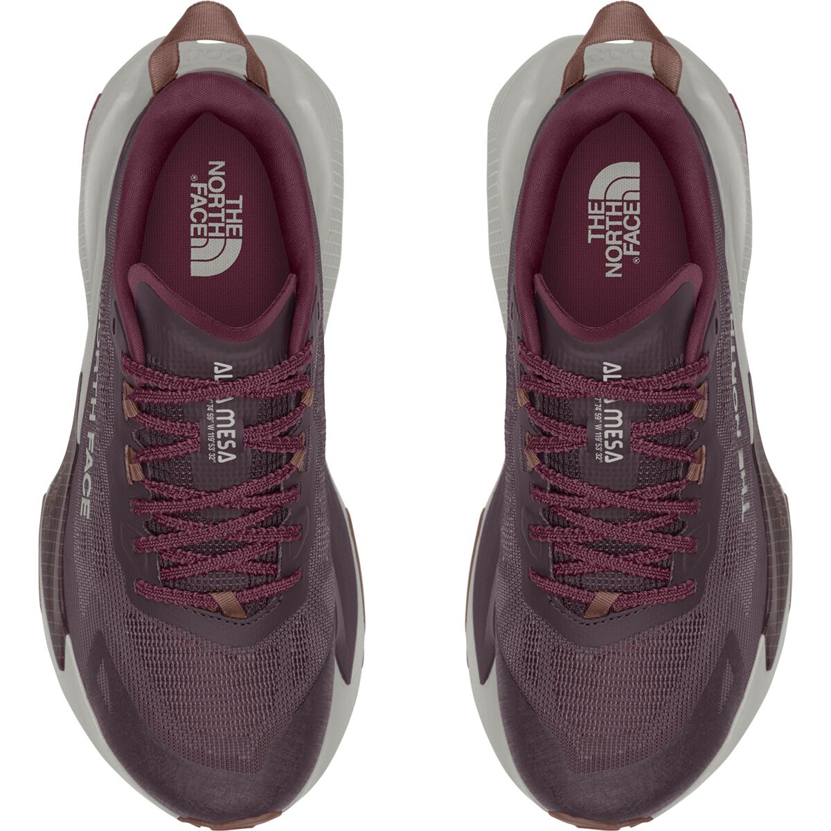 Женские кроссовки The North Face Altamesa 500 V2 Trail Running, цвет: Бордовый / Облачный — фото 3