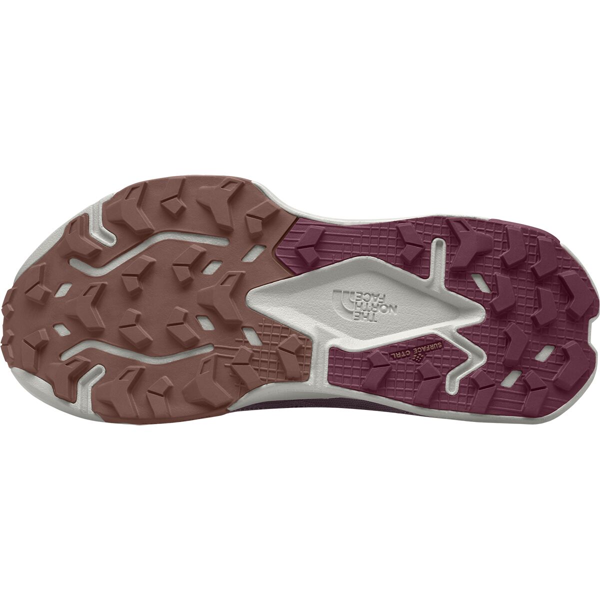 Женские кроссовки The North Face Altamesa 500 V2 Trail Running, цвет: Бордовый / Облачный — фото 4