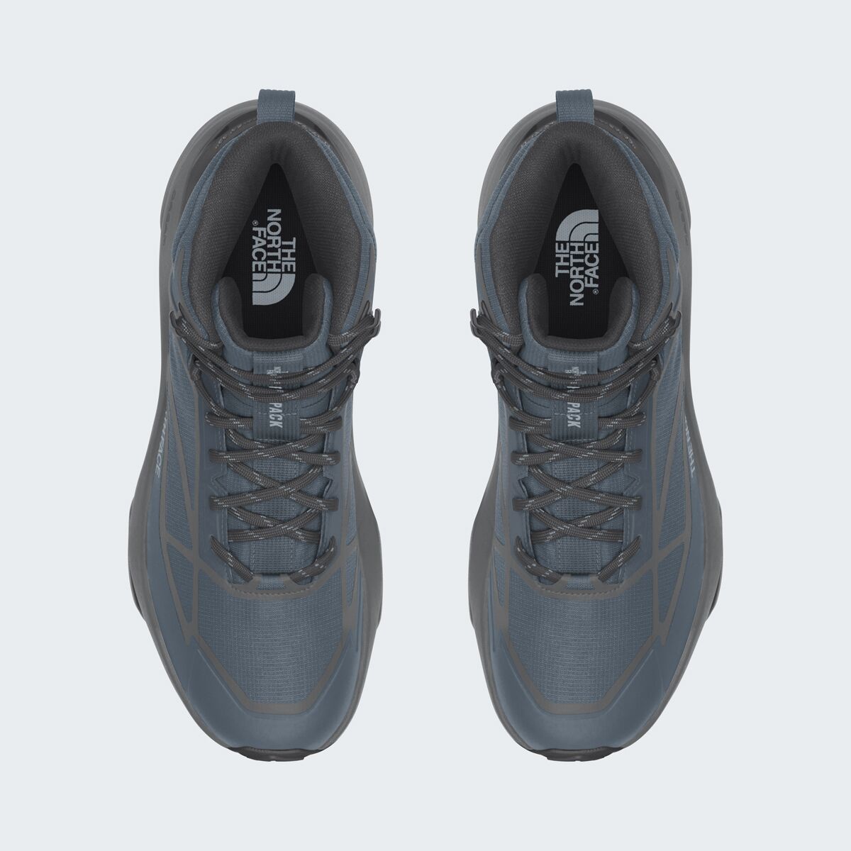 Мужские ботинки The North Face Fastpack Mid WP Hiking, цвет: Серый / Антрацитовый серый — фото 3