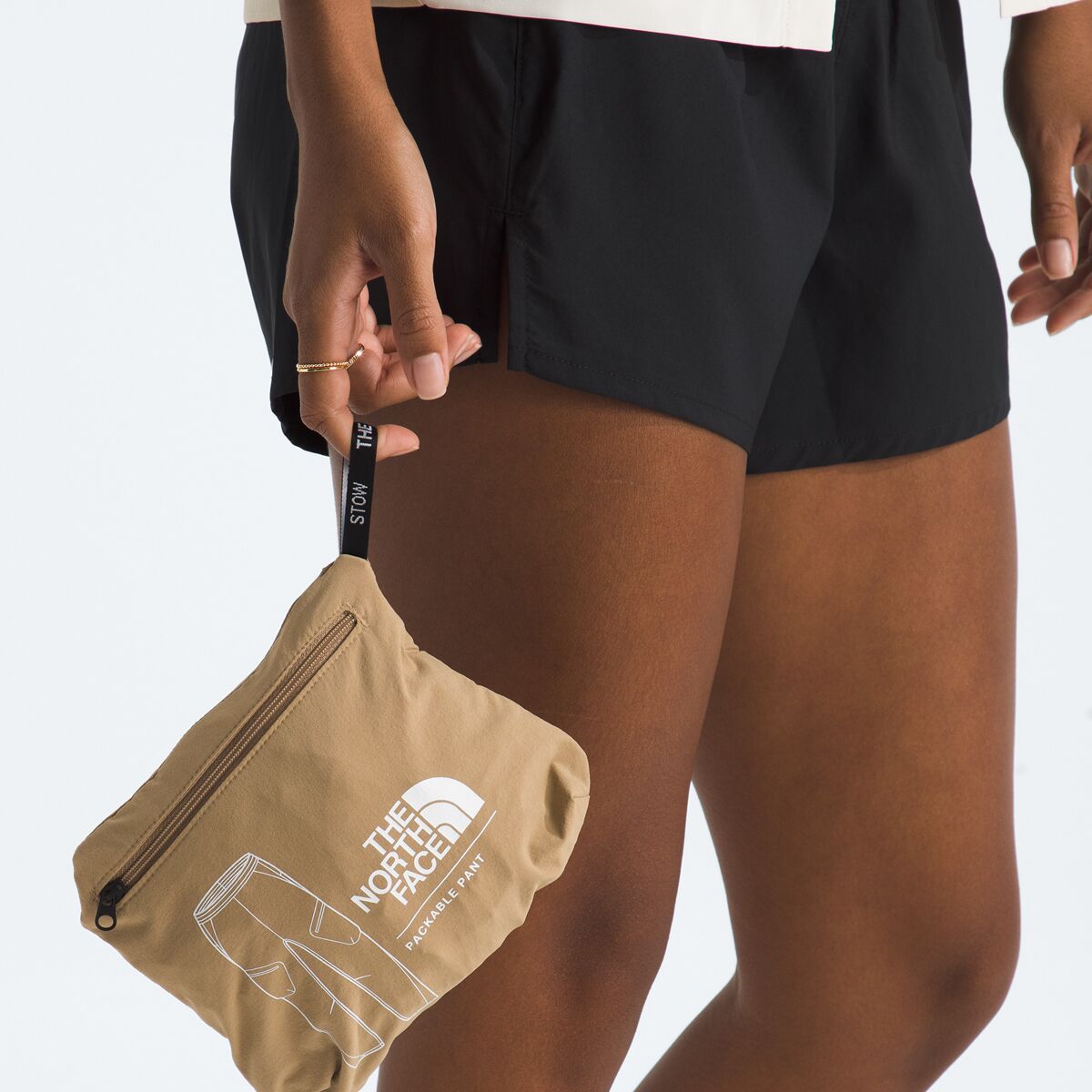 Женские брюки The North Face Packable Regular Straight Jogger, цвет: Рыжевато-коричневый — фото 4