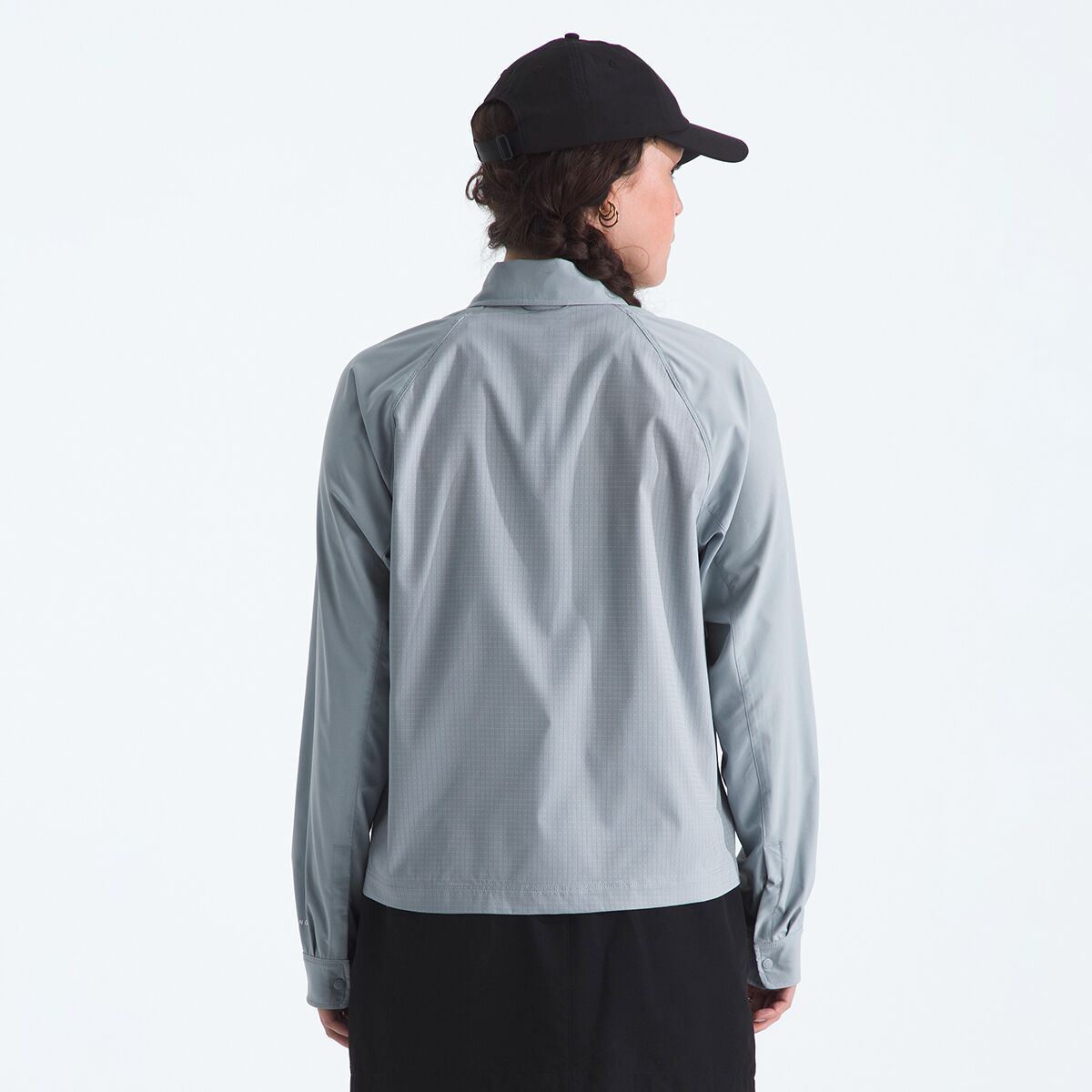 Женская рубашка The North Face Trail Lightrange Long-Sleeve Shirt, цвет: Морозный серый — фото 2