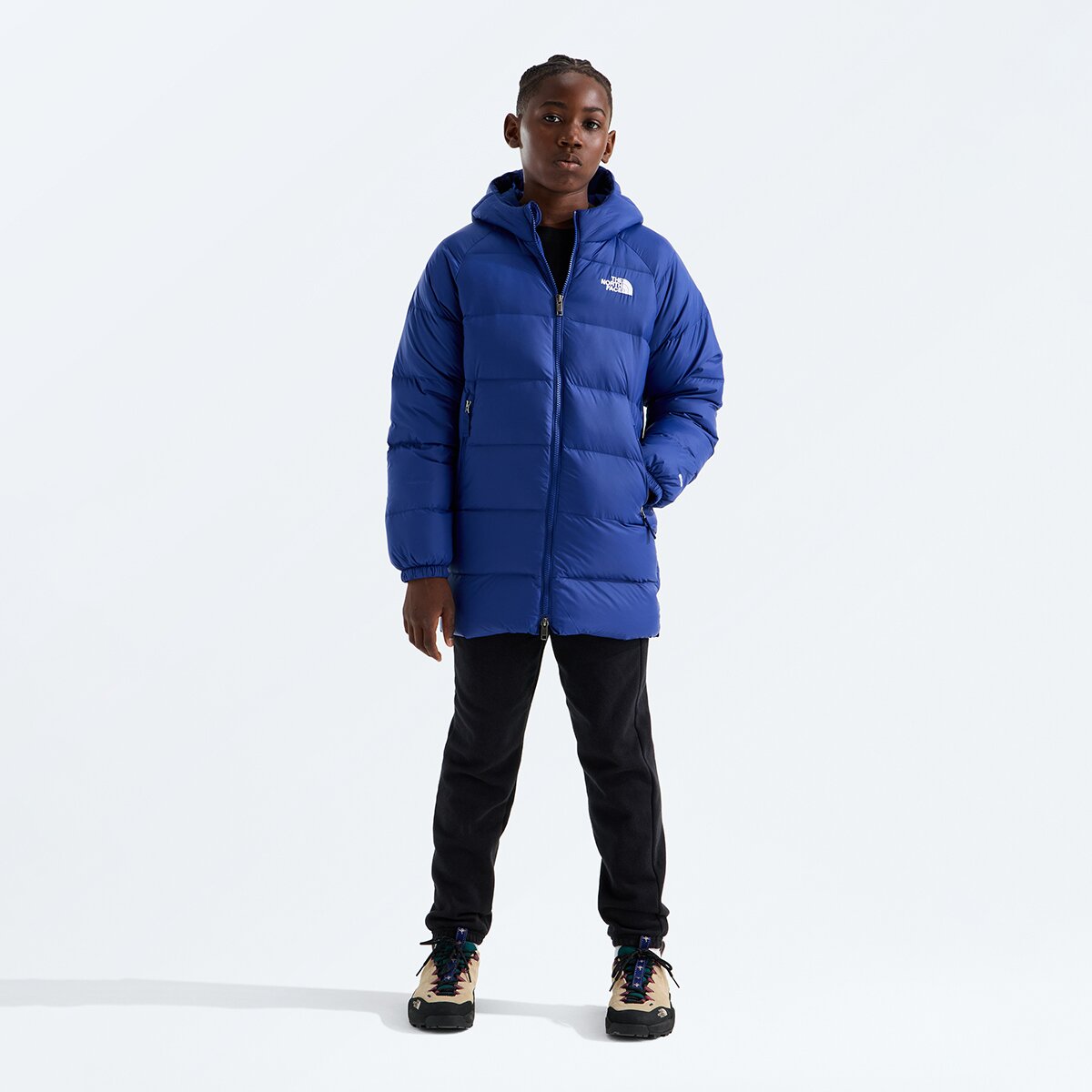 Детская куртка The North Face Hydrenalite Down Hooded, цвет: Насыщенный синий — фото 6