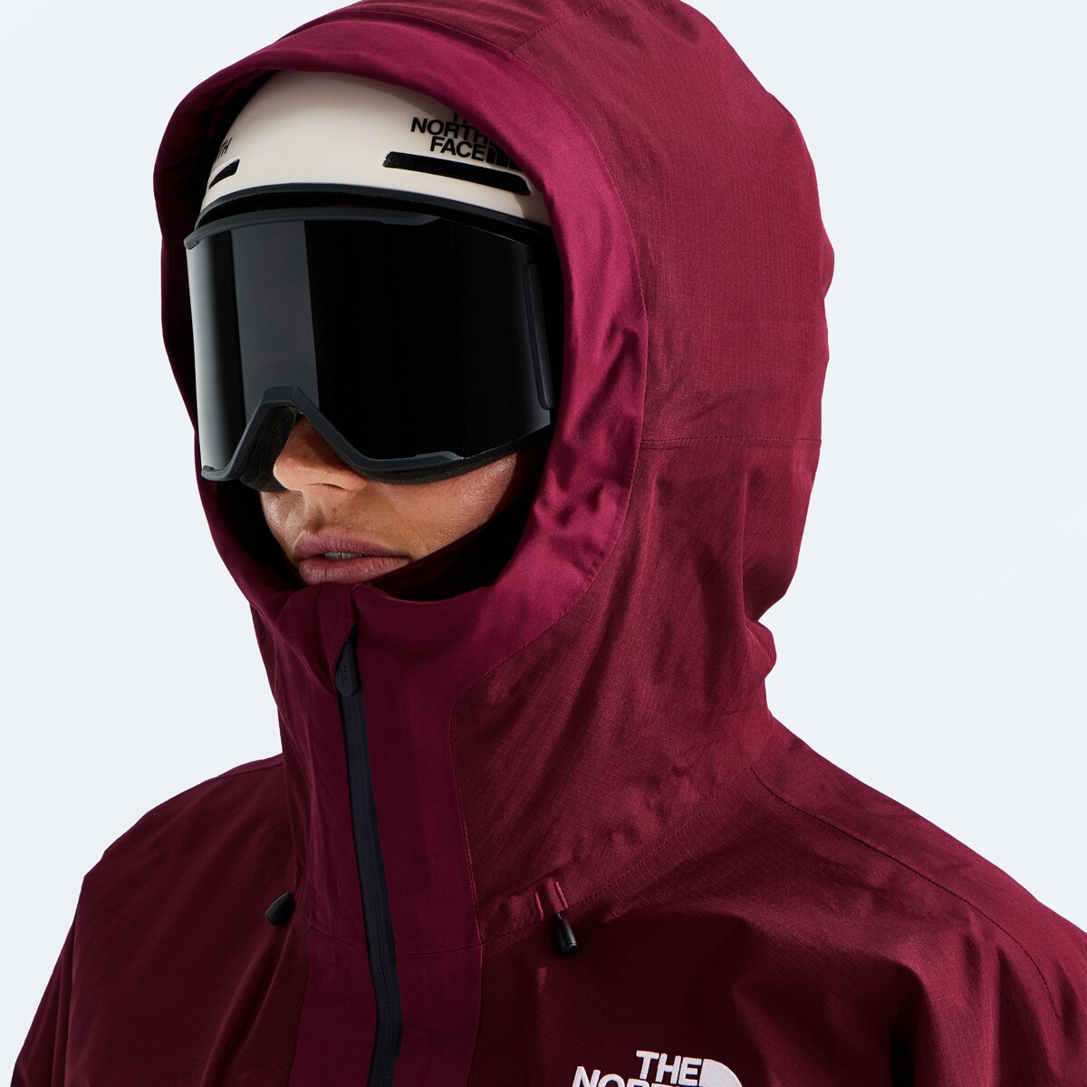 Женская куртка The North Face Powstar, цвет: Бордовый — фото 6