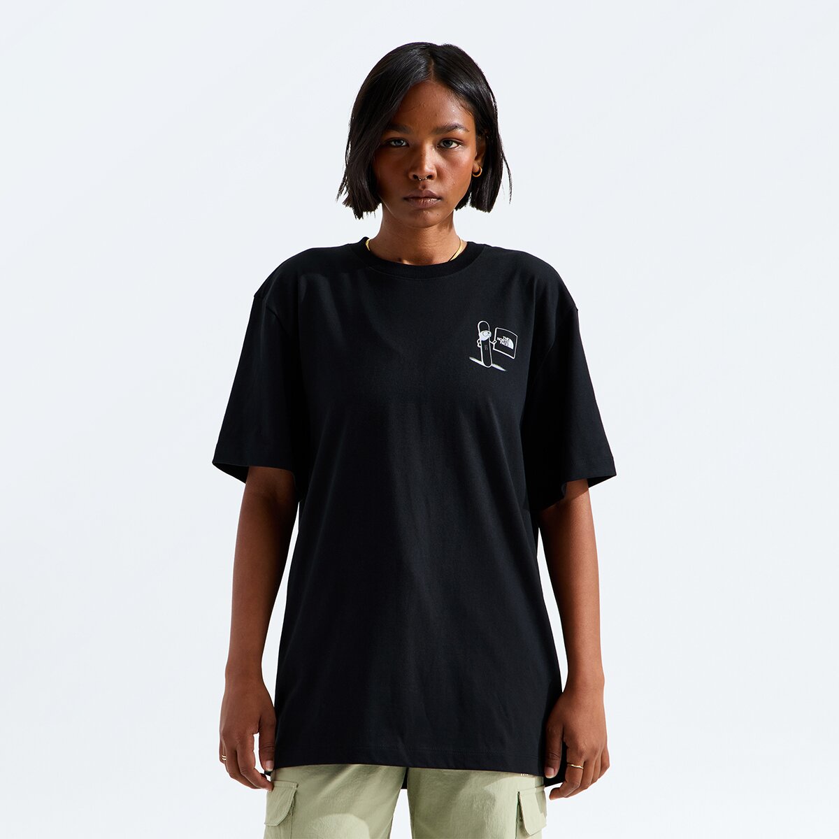 Футболка The North Face Opposites Attract Relaxed Short-Sleeve Graphic, цвет: Чёрный — фото 2