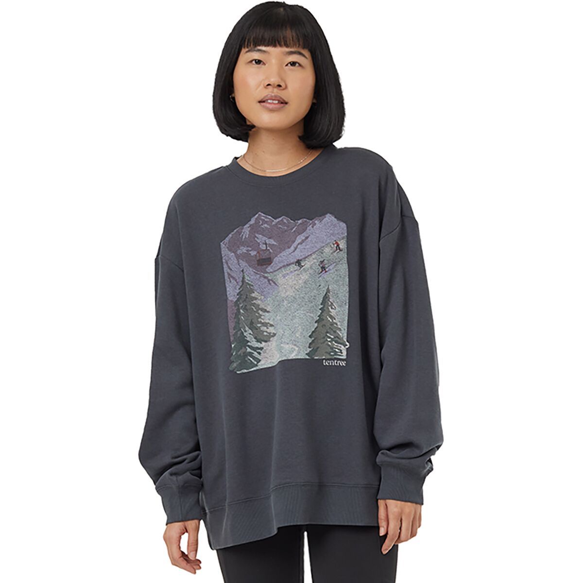 Alpine Oversized Crew Sweatshirt - Women's