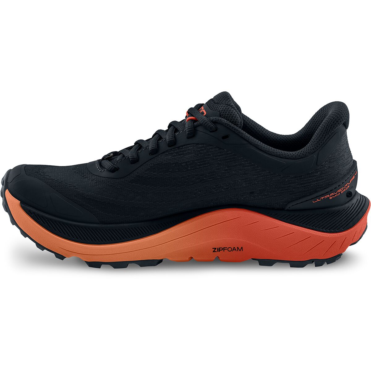 Мужские кроссовки Topo Athletic Ultraventure 4 Trail Running, цвет: Чёрный / Красный — фото 2
