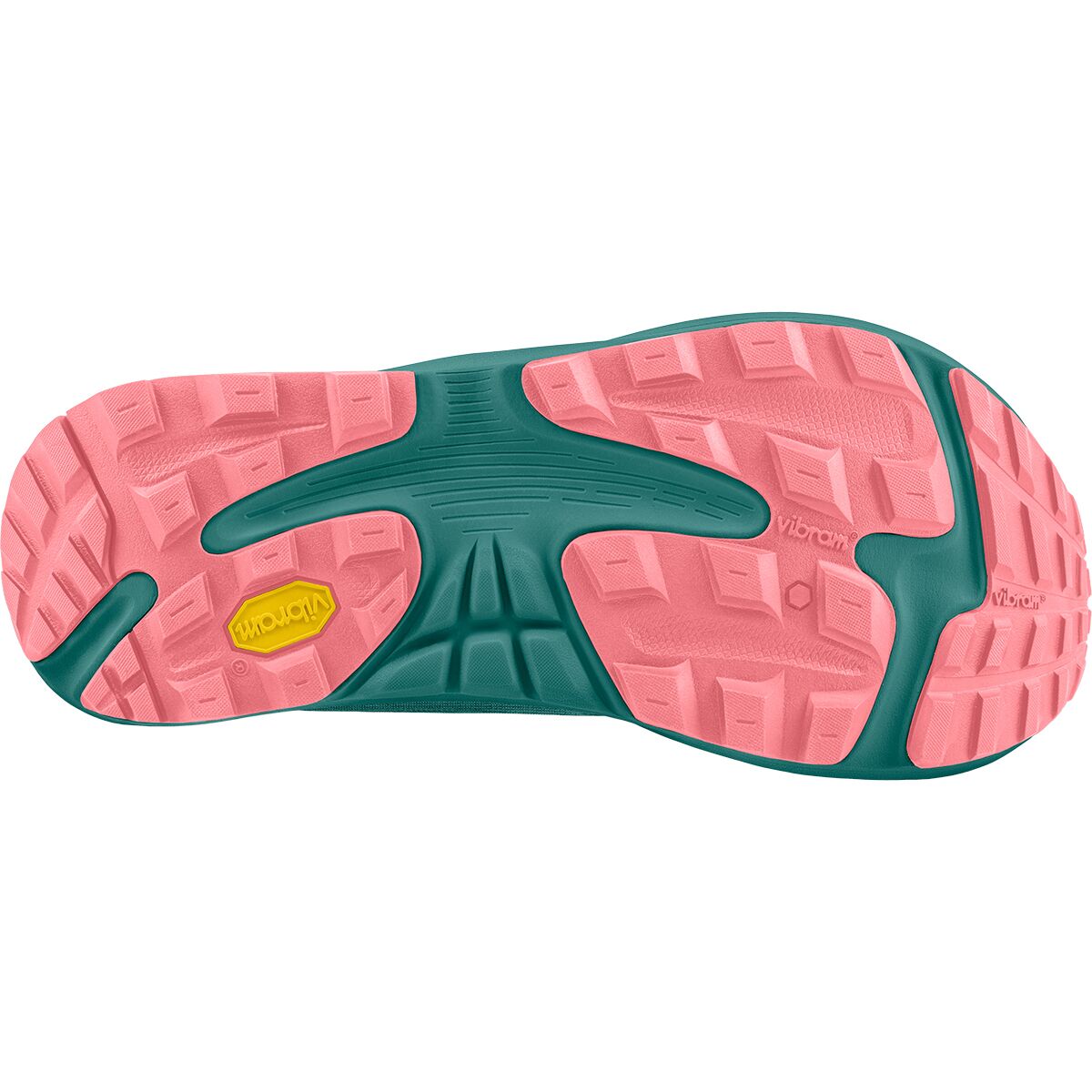 Женские кроссовки Topo Athletic Ultraventure 4 Trail Running, цвет: Тёмный бирюзовый / Розовый — фото 3