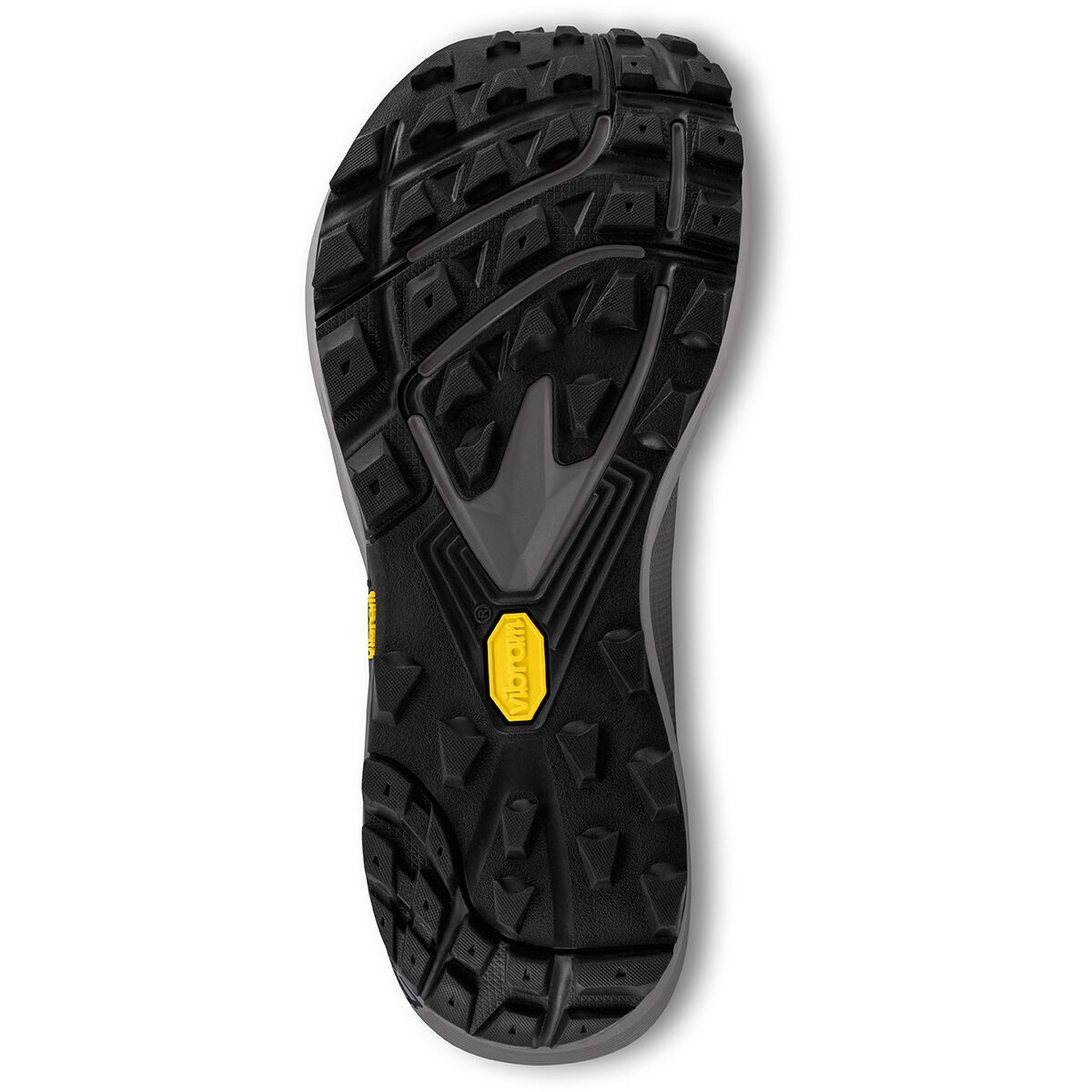 Мужские кроссовки Topo Athletic MTN Racer 4 Trail Running, цвет: Серый / Лаймовый — фото 2