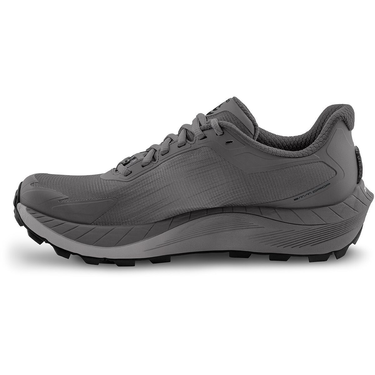 Мужские кроссовки Topo Athletic MTN Racer 4 Trail Running, цвет: Серый / Лаймовый — фото 5