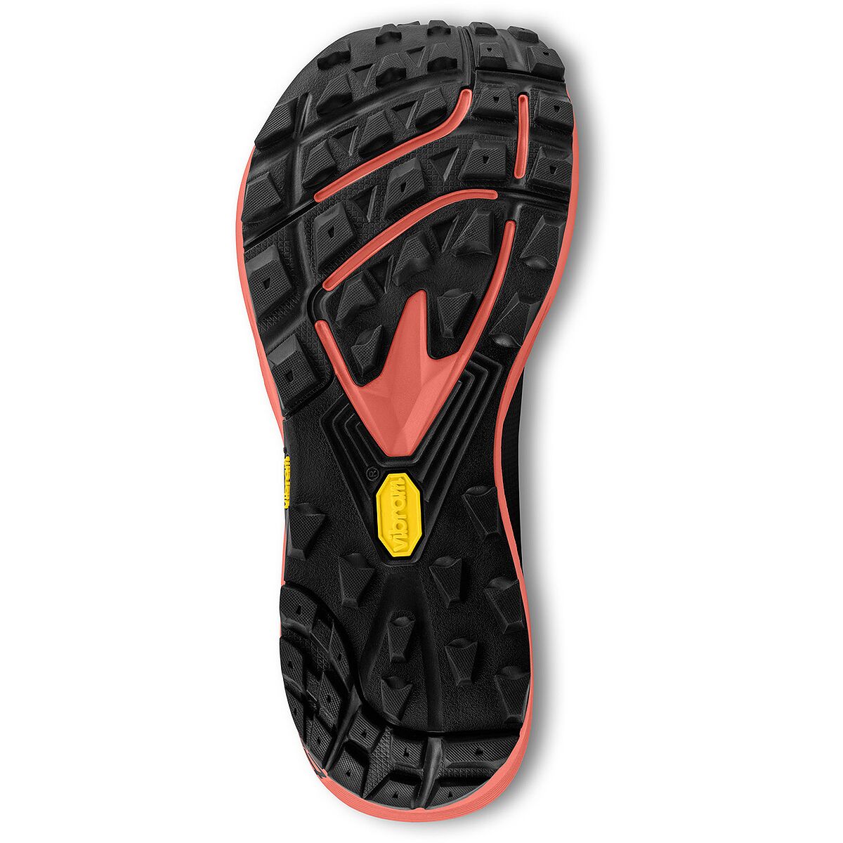 Женские кроссовки Topo Athletic MTN Racer 4 Trail Running, цвет: Чёрный / Розовый — фото 2