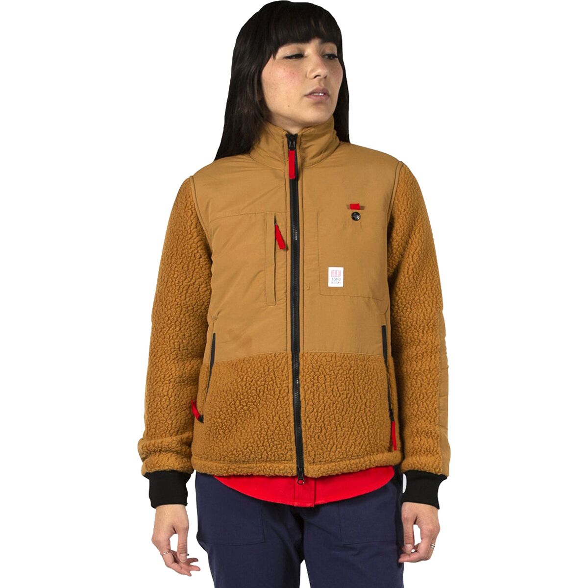 Topo Designs Women's Subalpine Fleece - Peppercorn Charcoal