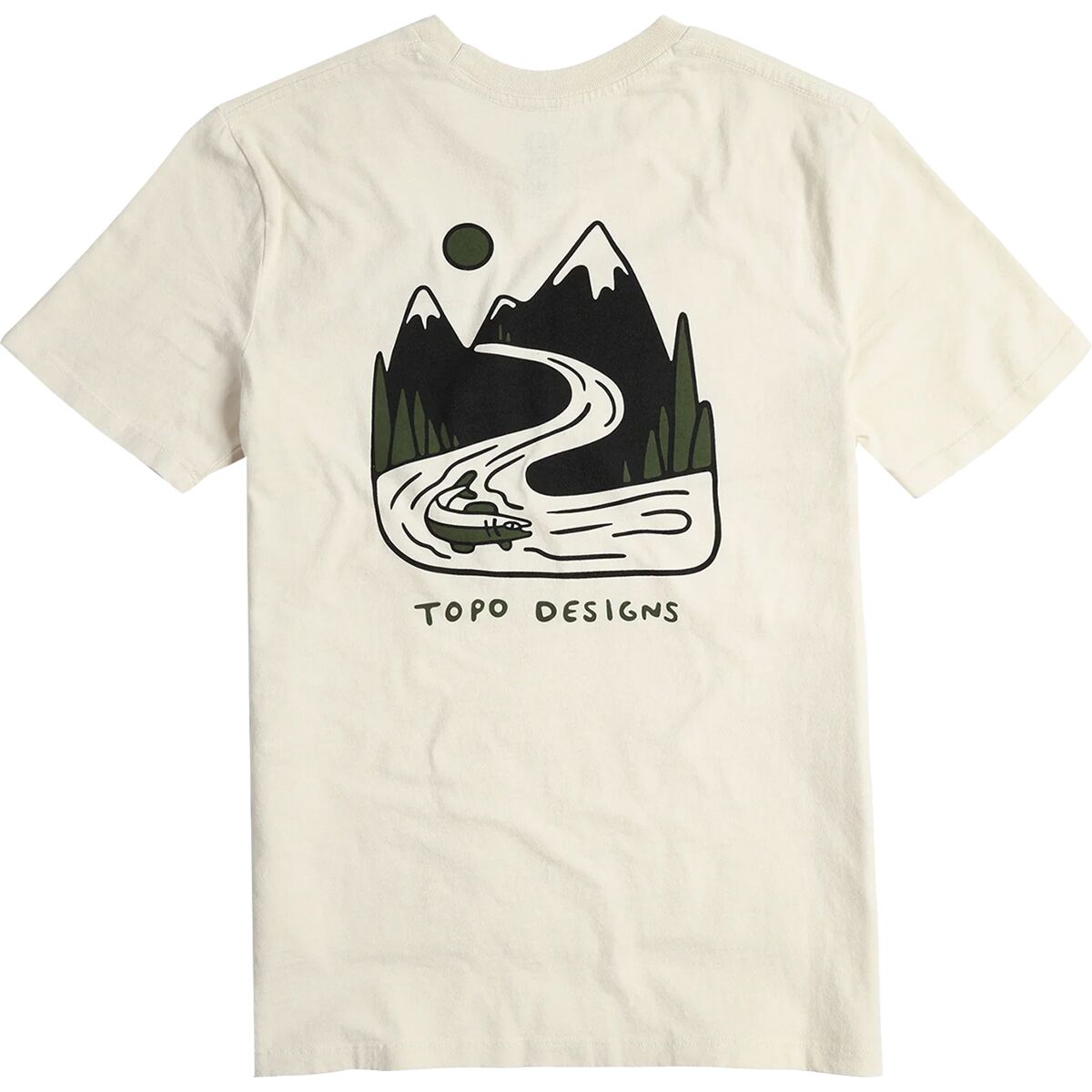 Topo Designs Men's Roamer Long Sleeved Tee - Natural