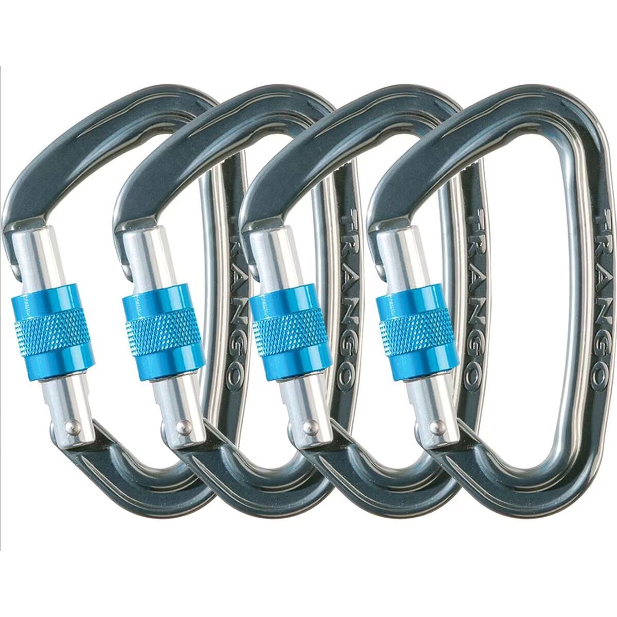 Trango React Screwlock Carabiner 4 Pack Climb
