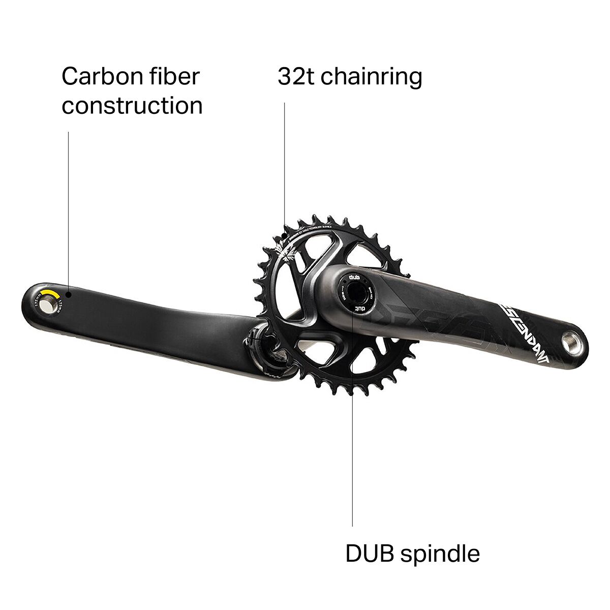 TruVativ Descendant Carbon Eagle DUB Crankset
