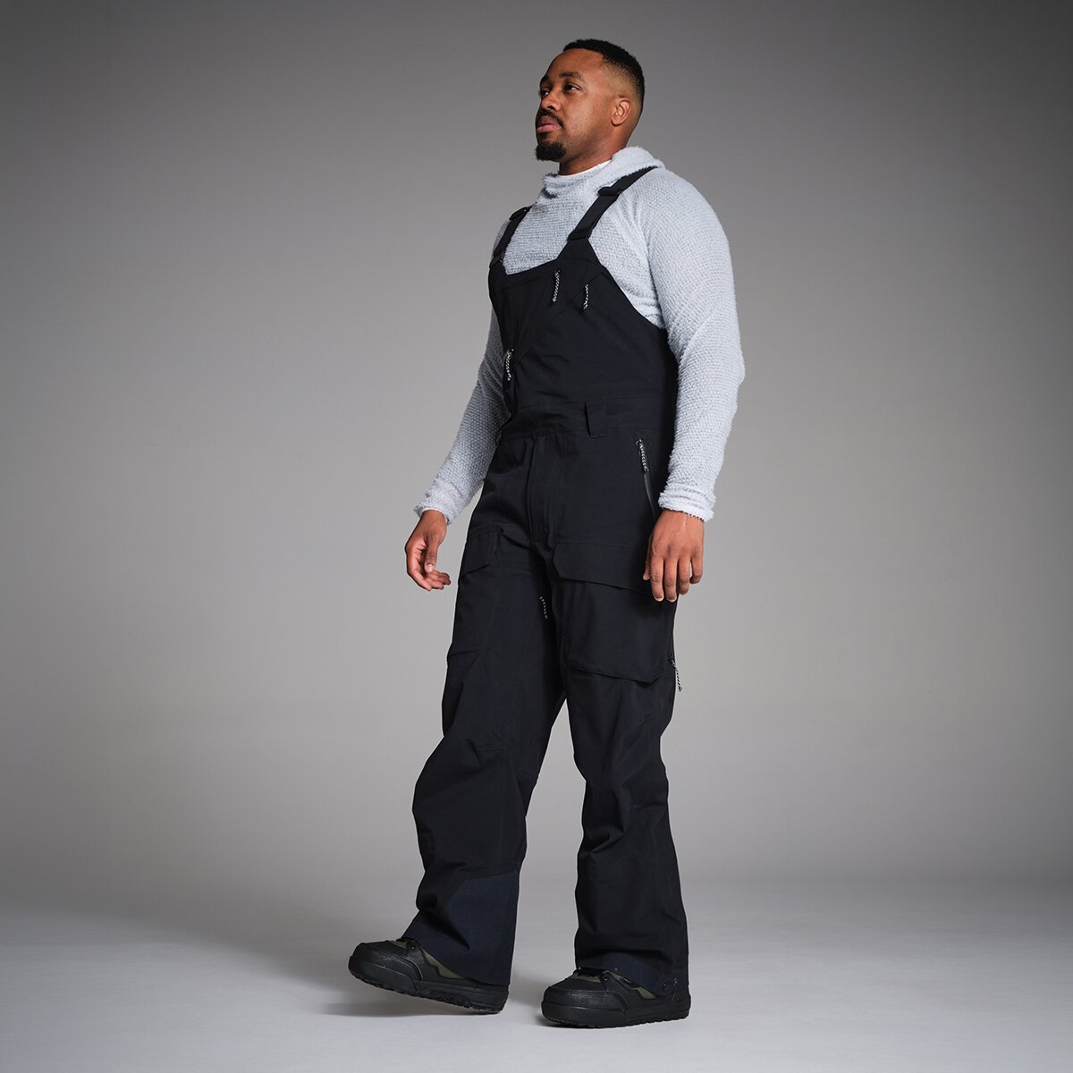 Мужские брюки Trew Gear TREWth Bib Pant, цвет: Чёрный — фото 2