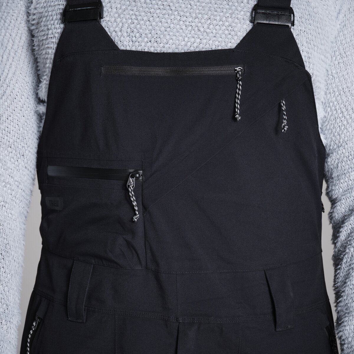 Мужские брюки Trew Gear TREWth Bib Pant, цвет: Чёрный — фото 4