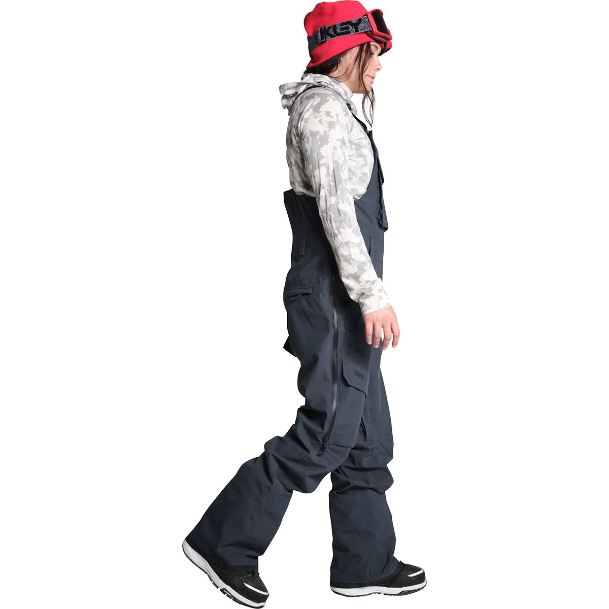 Женские брюки Trew Gear Astoria Bib, цвет: Антрацитовый — фото 3
